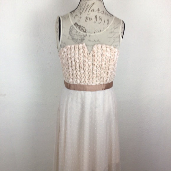 Rye Dresses Rye Antro Cream Shabby Chic Dress Wlace Sheer Poshmark